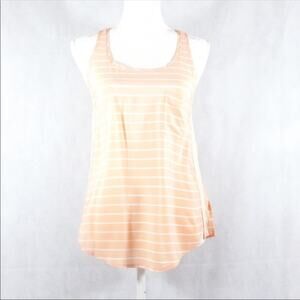 Club Monaco Striped Silk Sleeveless Top